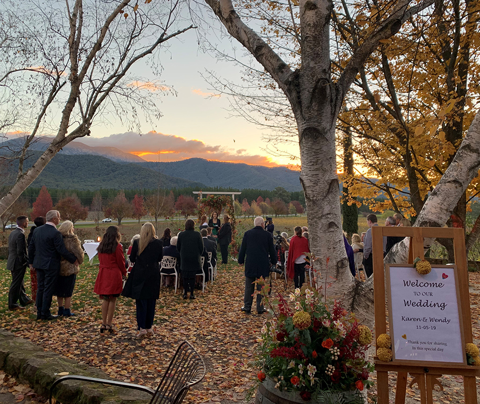 Ceremony-Feathertop Winter Wedding in Bright, Destination Wedding, Group Booking Accommodation