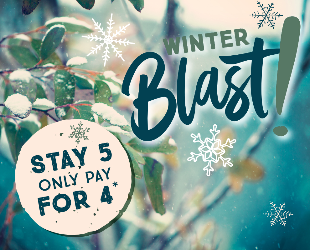 Winter Blast Stay 5, Pay for 4 Winter Blast Stay 5, Pay for 4