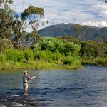 Fishing in Bright, Ovens River