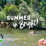 Riverside, Holiday Park, Bright Porepunkah Holiday Park, Tubing, Ovens River, Family Fun, Splash Park, Summer